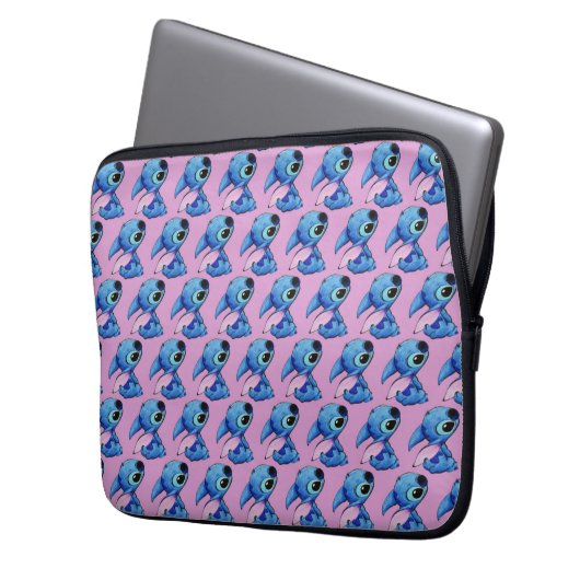 Stitch Laptop Sleeve (Vorderseite Links)
