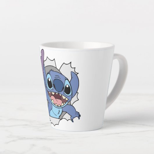 Stitch Latte Tasse (Rechte Ecke)