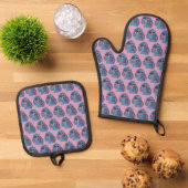 Stitch Oven Mitt & Pot Holder Set (Oben Unten)