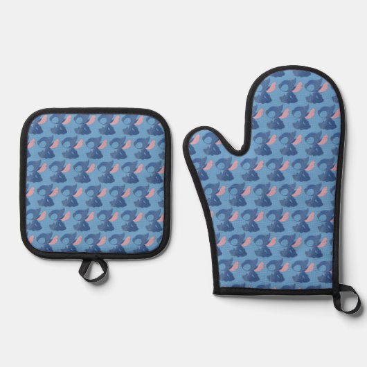 Stitch Oven Mitt & Pot Holder Set (Vorderseite)