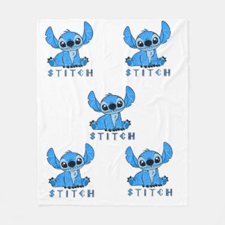 Stitch Polynesisch Fleecedecke