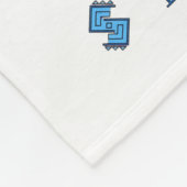 Stitch Polynesisch Fleecedecke (Ecke)