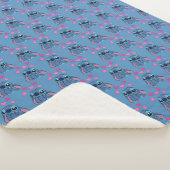 Stitch Sherpa Blanket Sherpadecke (3/4)