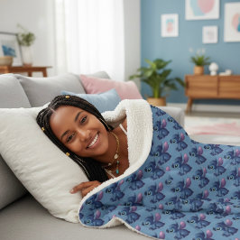Stitch Sherpa-Decke Sherpadecke