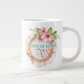 Stitch.Sip.Repeat Jumbo-Tasse (Rechts)