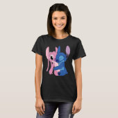 Stitch und Engel Hug Classic T-Shirt (Vorne ganz)