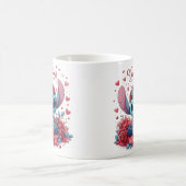 Stitch Valentinstag Kaffeetasse (Mittel)