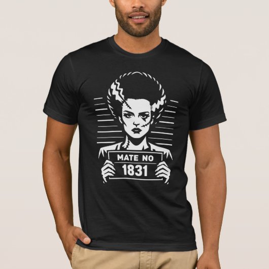 Stitched Bride Mugshot – Partner Nr. 1831 T-Shirt (Vorderseite)