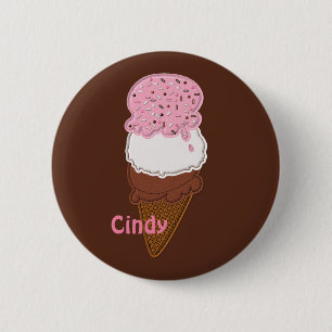 Stitched-Neapolitan-Ice-Cream-Cones-2-BUTTON-BUTTO Button