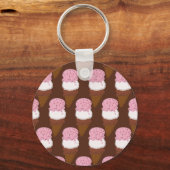 Stitched-Neapolitan-Ice-Cream-Cones-2-KEY CHAIN Schlüsselanhänger (Vorderseite)
