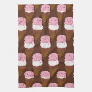 Stitched-Neapolitan-Ice-Cream-Cones-2-TOWEL Geschirrtuch