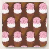 Stitched-Neapolitan-Ice-Cream-Cones-2-UNTERSETZER Untersetzer (Vorderseite)