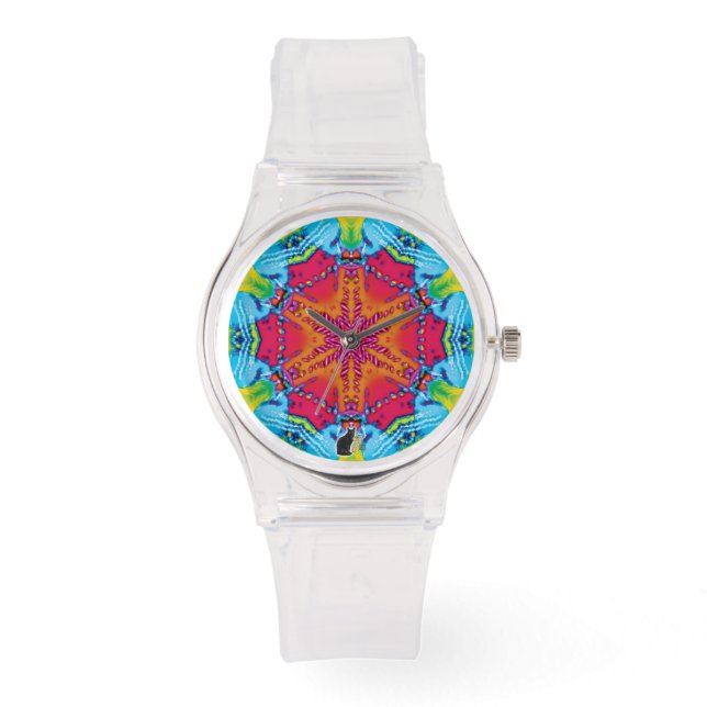 Stitches Kaleidoscope Watch Armbanduhr (Vorderseite)