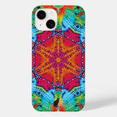 Stitches Kaleidoskop Case-Mate iPhone Hülle (Rückseite)