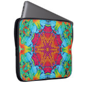 Stitches Kaleidoskop Laptop-Sieb Laptopschutzhülle (Vorne Rechts)