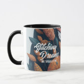 Stitching Dreams - Wildvögel Blume Tasse (Links)