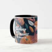 Stitching Dreams - Wildvögel Blume Tasse (Vorderseite Links)