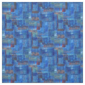 Stitching Patchwork Blue Indigo Stoff (Muster)