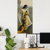 Stitching the Standard von Edmund Leighton, c. 191 Poster (Heimbüro)