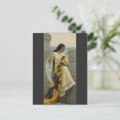 Stitching the Standard von Edmund Leighton, c. 191 Postkarte (Stehend Vorderseite)