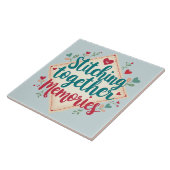 Stitching Together Erinnerungen Sticken Fliese (Seite)