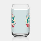 Stitching Together Erinnerungen Stickerei Art Dosenglas (Links)