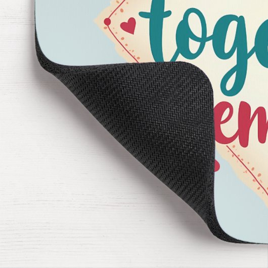Stitching Together Erinnerungen Stickerei Art Mousepad (Ecke)