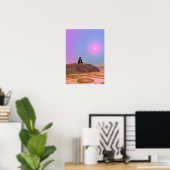Stitting Pose, Yoga, Yogi, Chakras, Chakra, Aura Poster (Heimbüro)
