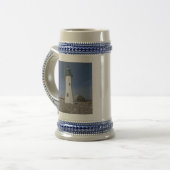 Stituate Leuchtturm Stein Bierglas (Vorderseite Links)