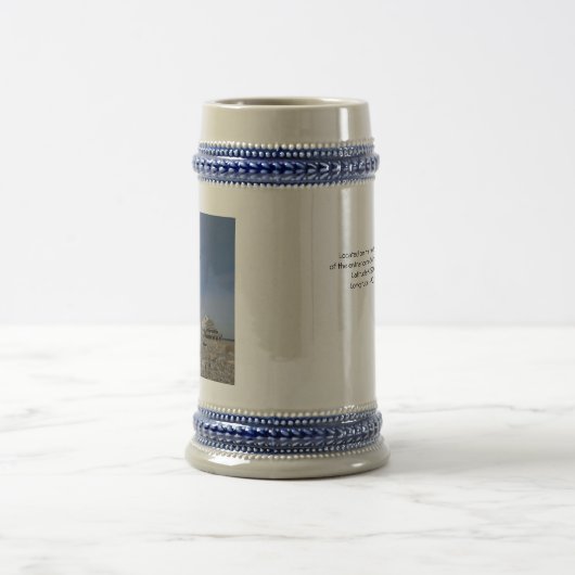 Stituate Leuchtturm Stein Bierglas (Mittel)