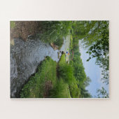 STL Botanischer Garten Bach Puzzle, 110 Stück Puzzle (Horizontal)