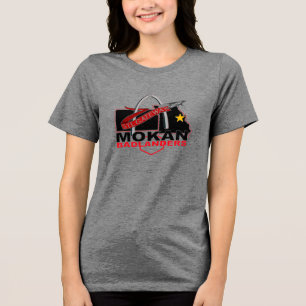 STL Gateway Badlanders Centered Dark Color Tri-Blend Shirt