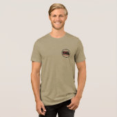 STL Gateway Badlanders Obere Verlassen Mens Tri-Blend Shirt (Vorderseite voll)