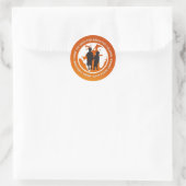 STL-Logo-Aufkleber Runder Aufkleber (Tasche)