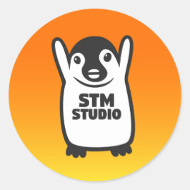 STM-LOGO-STICKER RUNDER AUFKLEBER