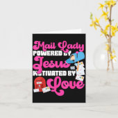 Stman Mailman Jesus Faith Christian Mail Lady Were Karte (Gelbe Blume)