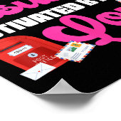 Stman Mailman Jesus Faith Christian Mail Lady Were Poster (Ecke)