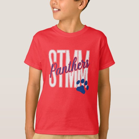 STMM Panther Pride Kids-Shirt T-Shirt (Vorderseite)
