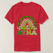 STNA St Patricks Day Rainbow Boho Retro Nurse funn T-Shirt (Design vorne)