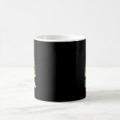 Stna St. Patrick's Day Regenbogen Boho Retro Krank Kaffeetasse (Mittel)