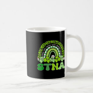 Stna St. Patrick's Day Regenbogen Boho Retro Krank Kaffeetasse