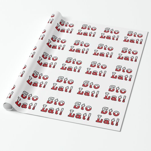 Sto Lat Geschenkpapier (Ungerollt)