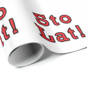 Sto Lat Geschenkpapier (Rolleneckpunkt)