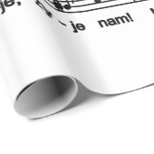 Sto Lat! Lied Geschenkpapier (Rolleneckpunkt)