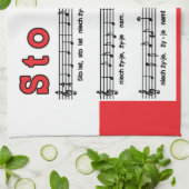 Sto Lat! Lied Geschirrtuch (Gefaltet)