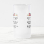 Sto Lat! Lied mit den Bier-Tassen Mattglas Bierglas (Mittel)