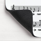 Sto Lat! Lied mit den Bier-Tassen Mousepad (Ecke)