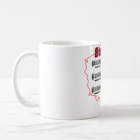 Sto Lat! Lied-polnische Karte Kaffeetasse (Links)