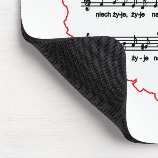 Sto Lat! Lied-polnische Karte Mousepad (Ecke)