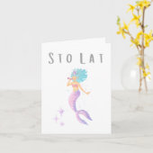 Sto lat polnischen Geburtstag nad herzlichen Glück Karte (Gelbe Blume)